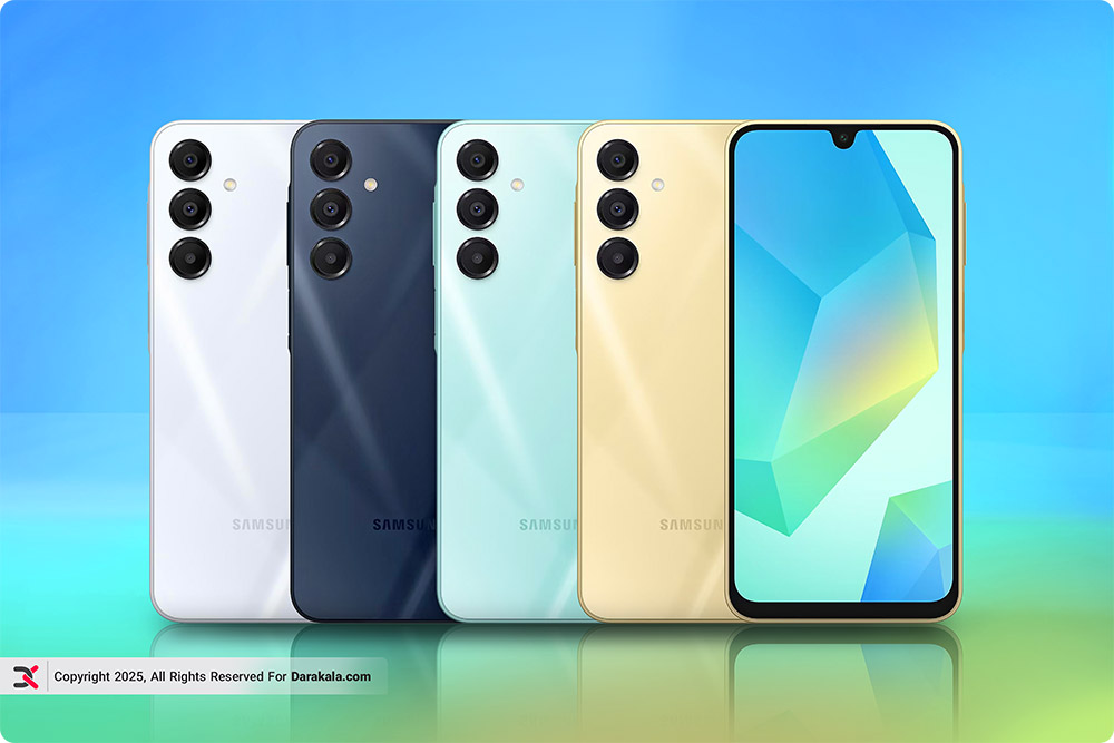 گوشی-Samsung Galaxy A16 5G-طراحی-رنگبندی